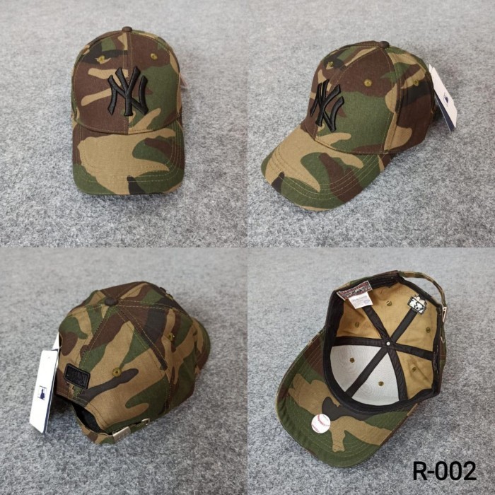 Topi Ny Mlb Classic Camo Army Import