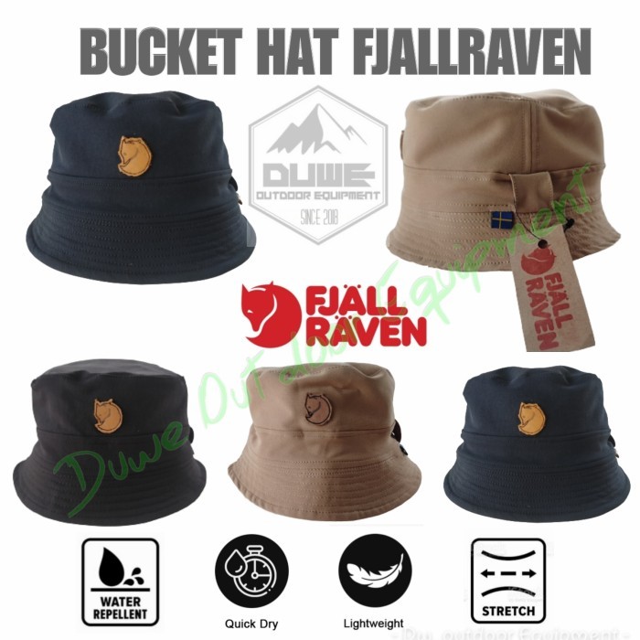 Bucket Hat Fjallraven Lokal-Bucket Hat-Topi Rimba Pria Wanita