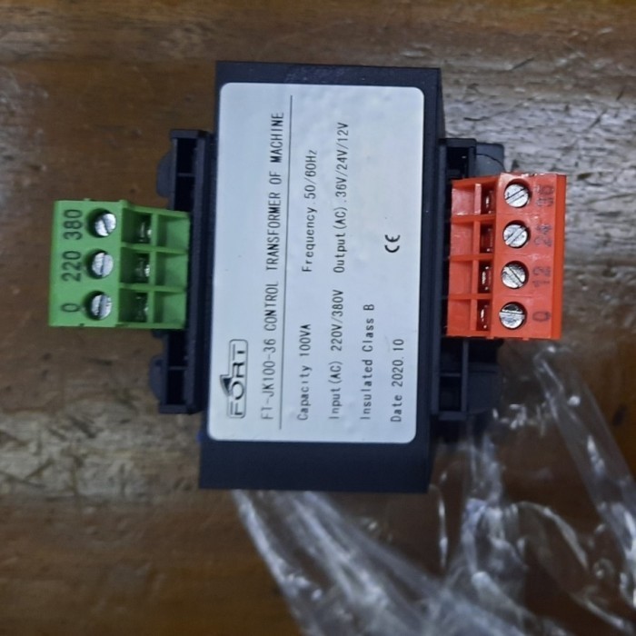 Trafo Step Down Fort Ft-Jk160-36 160Va In 380V/220V Out 36V/24V/12V