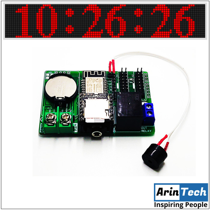 Kontroller Smart Bel - Bel Sekolah - Bel Pabrik Otomatis Dengan Suara