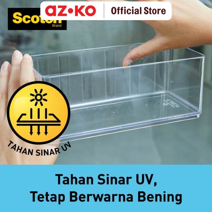 

Ready Stock Azko Scotch 3M Mounting Tape Transparent 19 Mm X 1.5 Mtr Cod