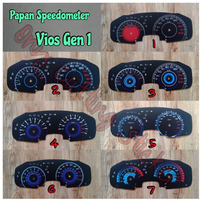 Vios limo gen 1 (Papan Speedometer Variasi)