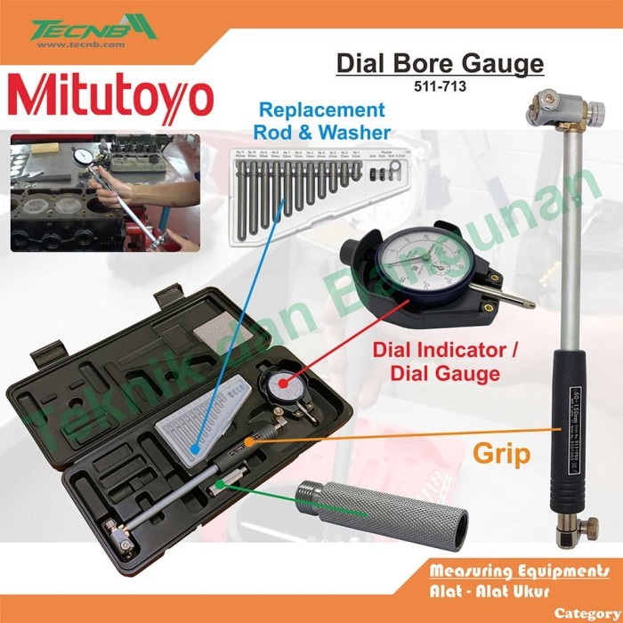 TERBARU - Mitutoyo Dial Bore Gauge 511-713