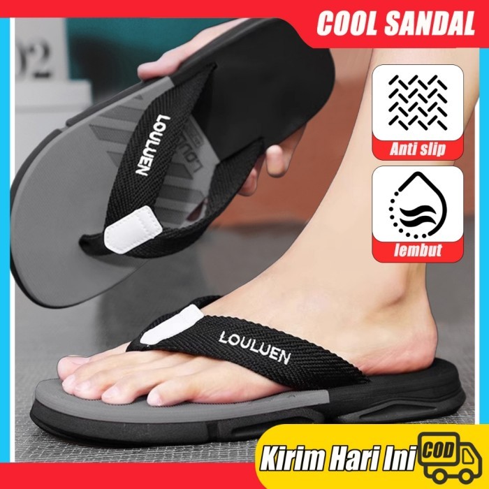 TERLARIS COD SANDAL JEPIT PRIA SANDAL PRIA KEREN SANDAL KARET PRIA IMPORT CASUAL SANDAL KEKINIAN