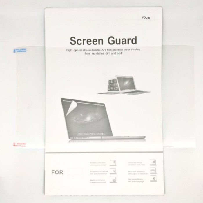 Sale Anti Gores Laptop 17.6 Inch Protector Screen Guard Pelindung Layar 17"
