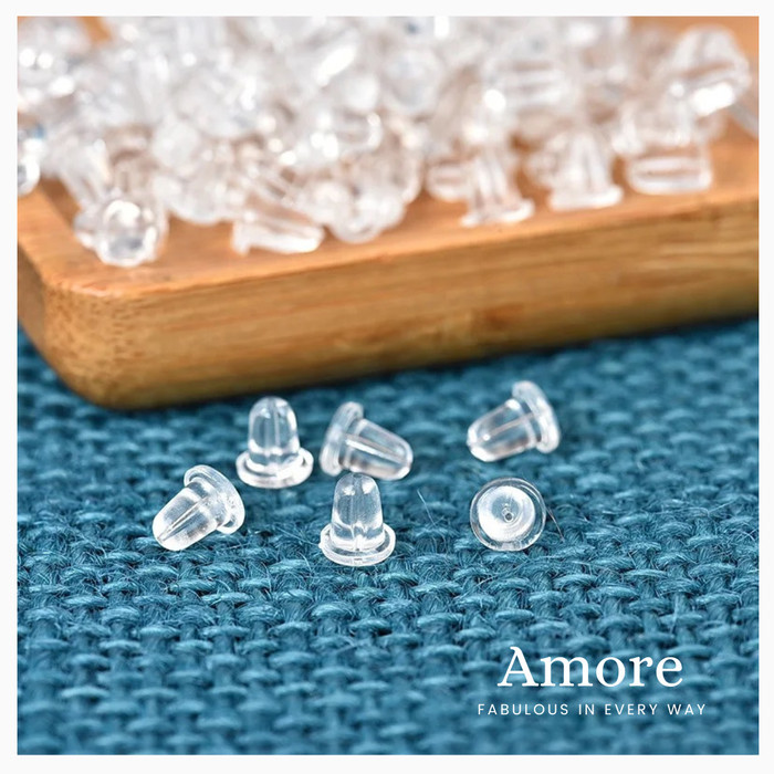 Stopper Anting Karet Penutup Belakang Anting Amore Silikon Rubber Best Seller