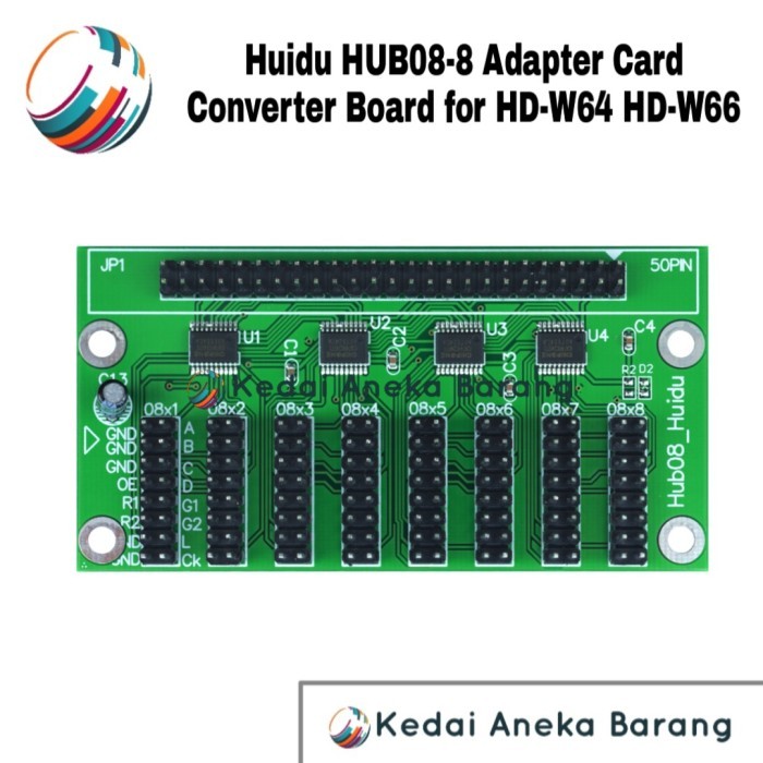 *****] Huidu HUB08-8 Adapter Card HUB08 Converter Board HUB8-8 HD-W64 HD-W66
