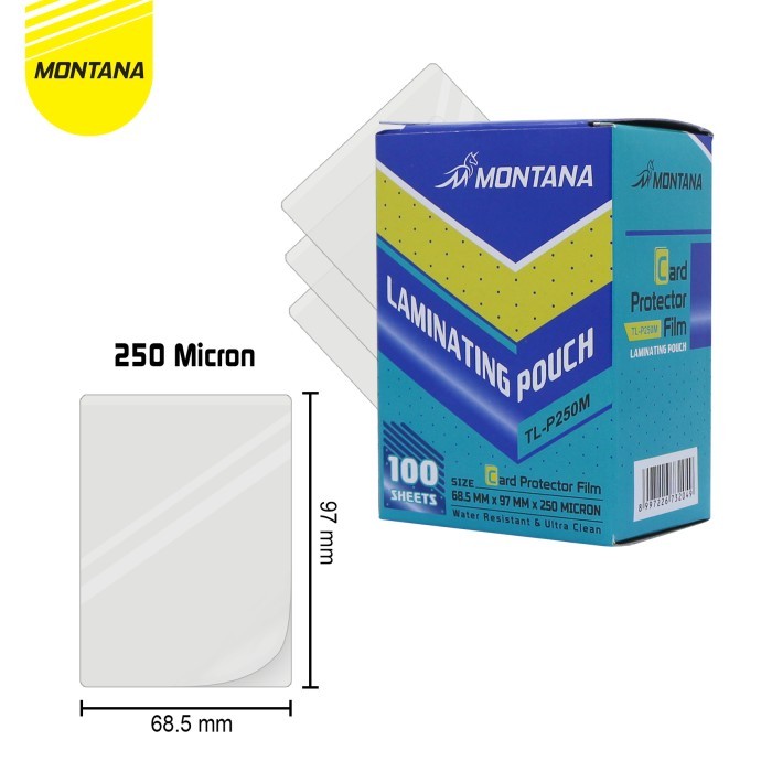 Montana Laminating Film Ukuran ID KTP 100micron