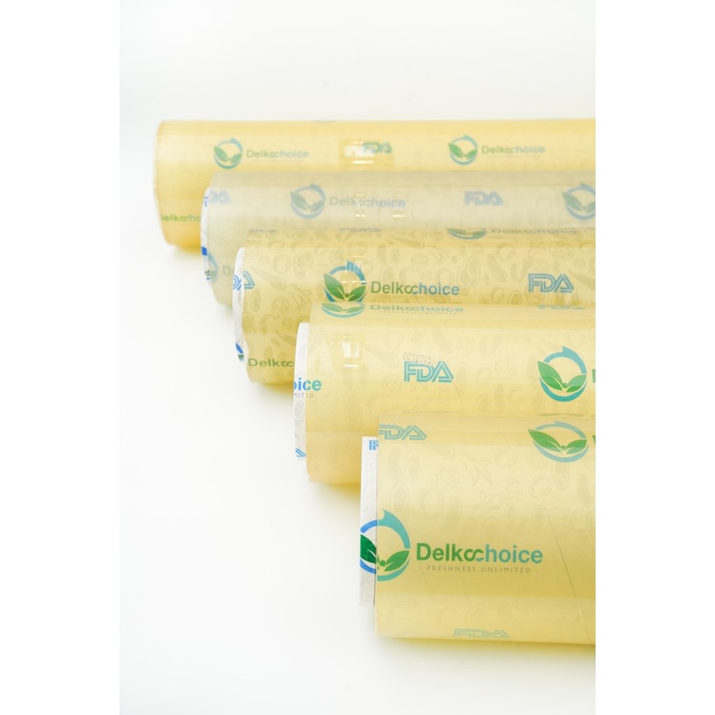 PLASTIK PEMBUNGKUS MAKANAN - FOOD WRAP / WRAPPING DELKOCHOICE GREEN 30