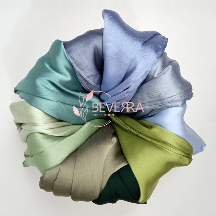 PASHMINA CREPE SILK SATIN AYANA CRINKLE TEXTURED SILK MALAYSIA PREMIUM