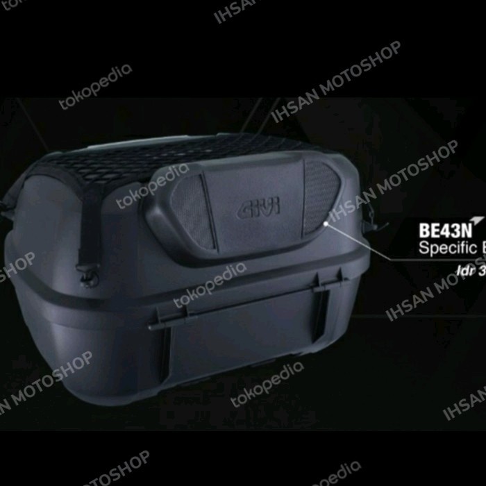 BACKREST SANDARAN BOX GIVI E43 NTL NML ORIGINAL