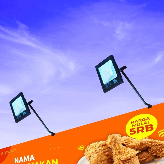 NEW TIANG PENGAIT LAMPU SOROT BILLBOARD SPANDUK