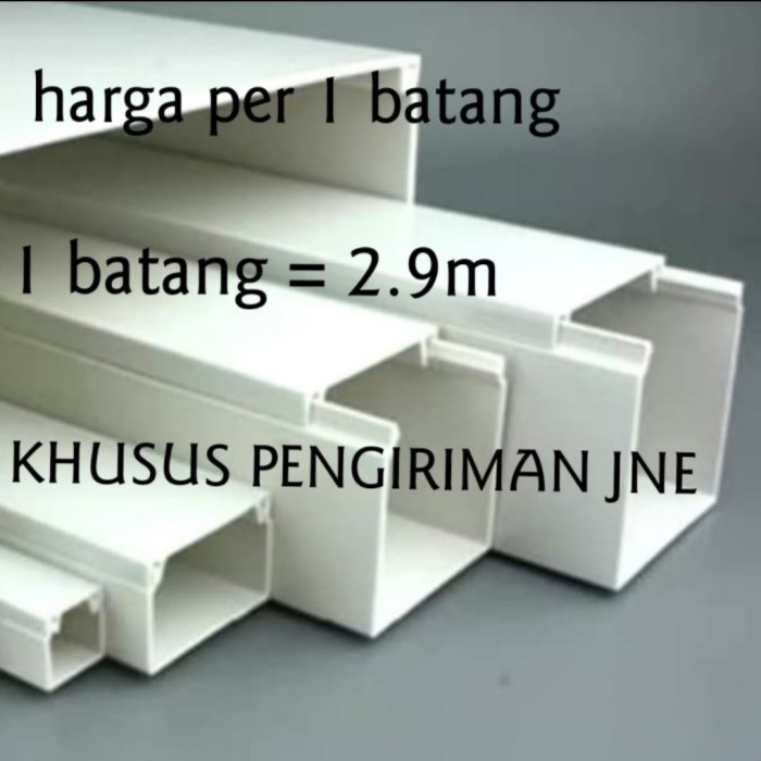 TERBARU kabel duct pvc 200 x 100mm 3meter cable duct protektor wiring duct