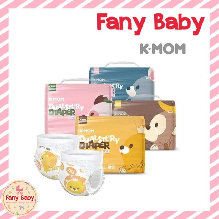 K - Mom Dual Story Diaper Pants Xlarge 32pcs