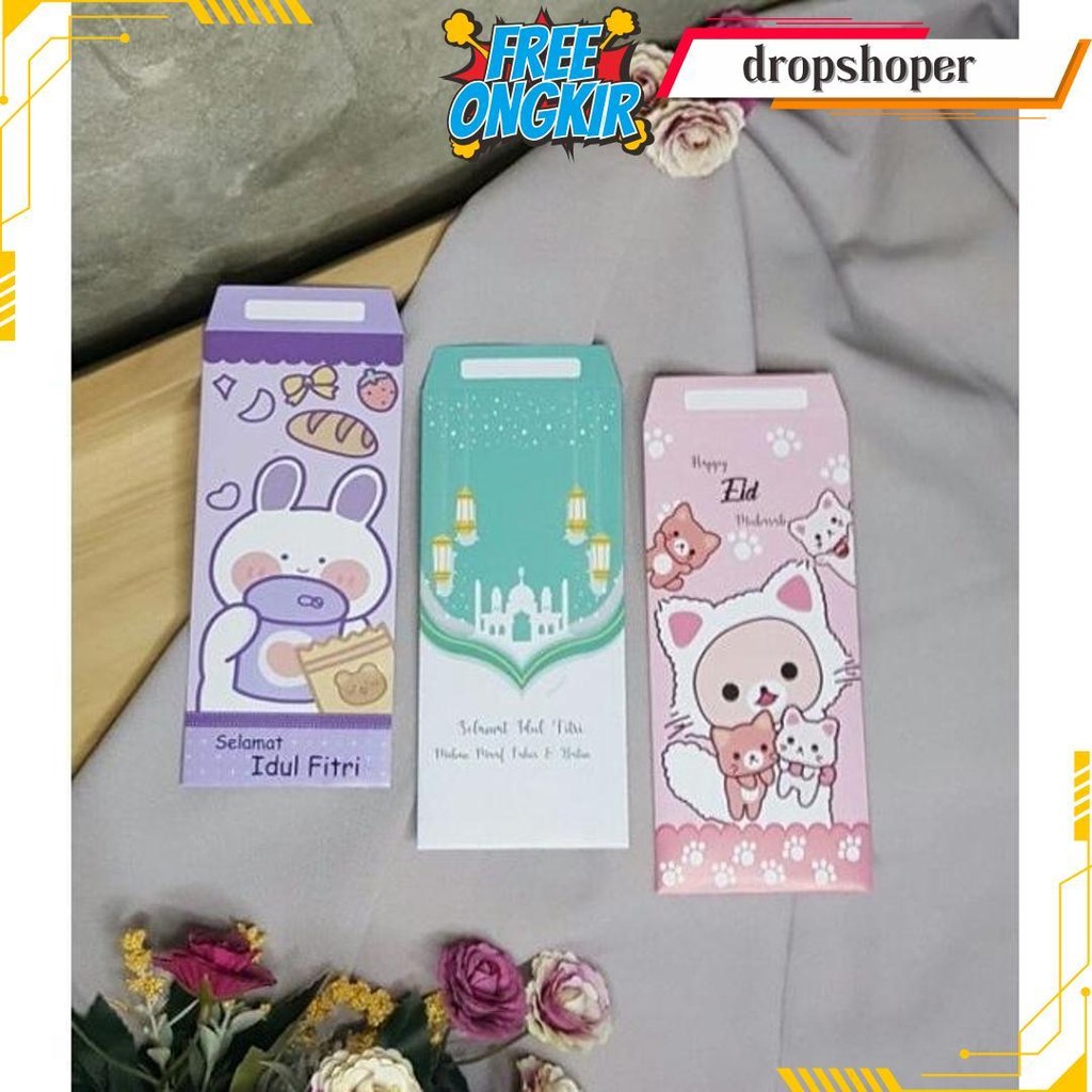 

Amplop Lebaran Murah 2023 Medium (1 Pack Isi 10Pcs) / Amplop Lebaran Snack (1 Pack Isi 10Pcs) Terlaris