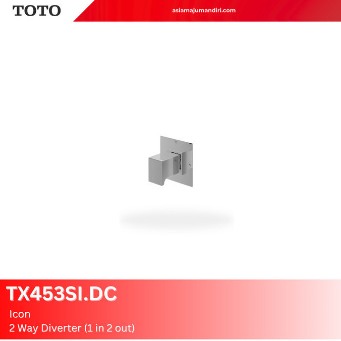 DIVERTER KERAN TANAM TOTO 2 ARAH | DIVERTER KERAN SHOWER TOTO TX453SI