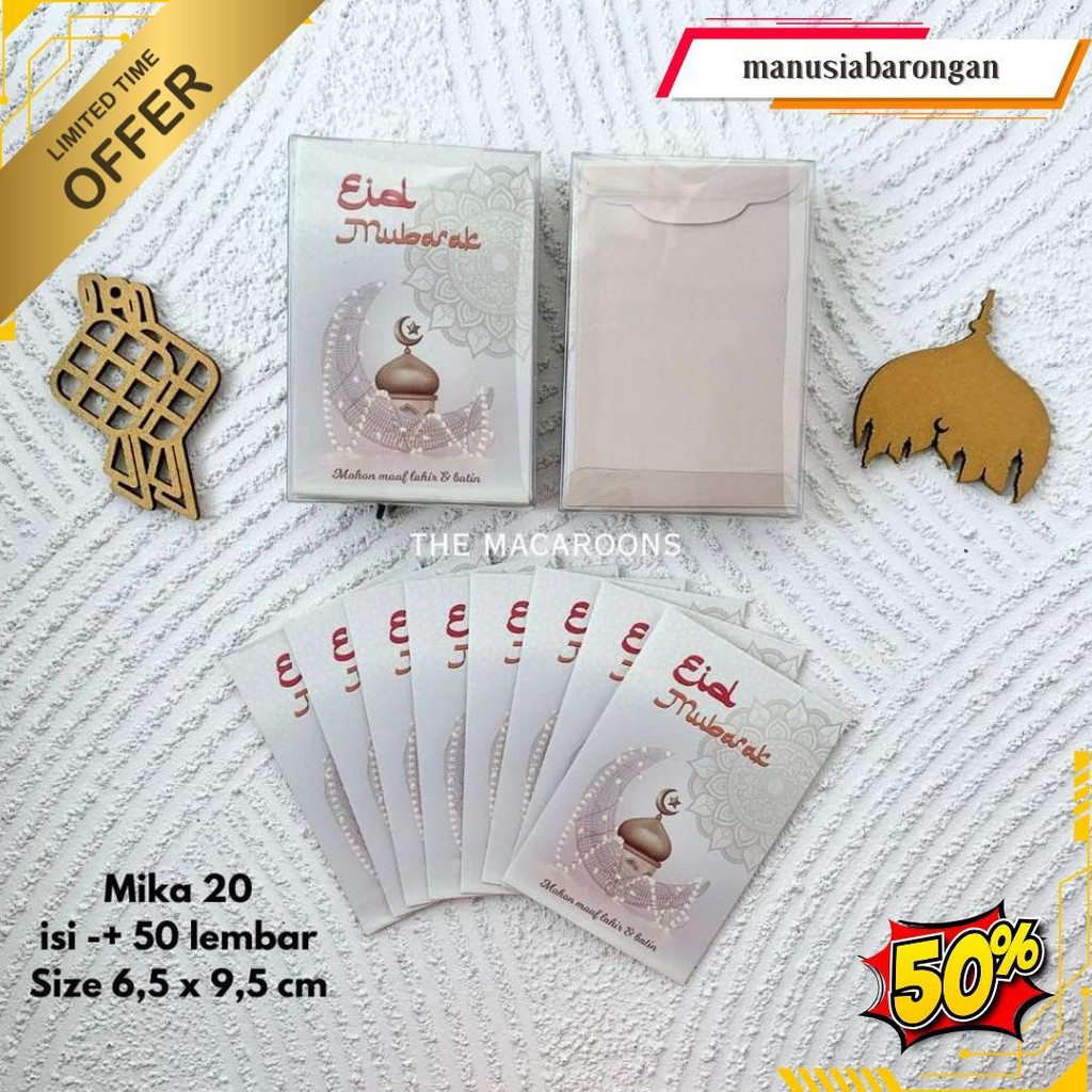 

Grosir 50 Lembar Amplop Lebaran Hari Raya Idul Fitri Angpao Thr Eid Mubarak Termurah Banget