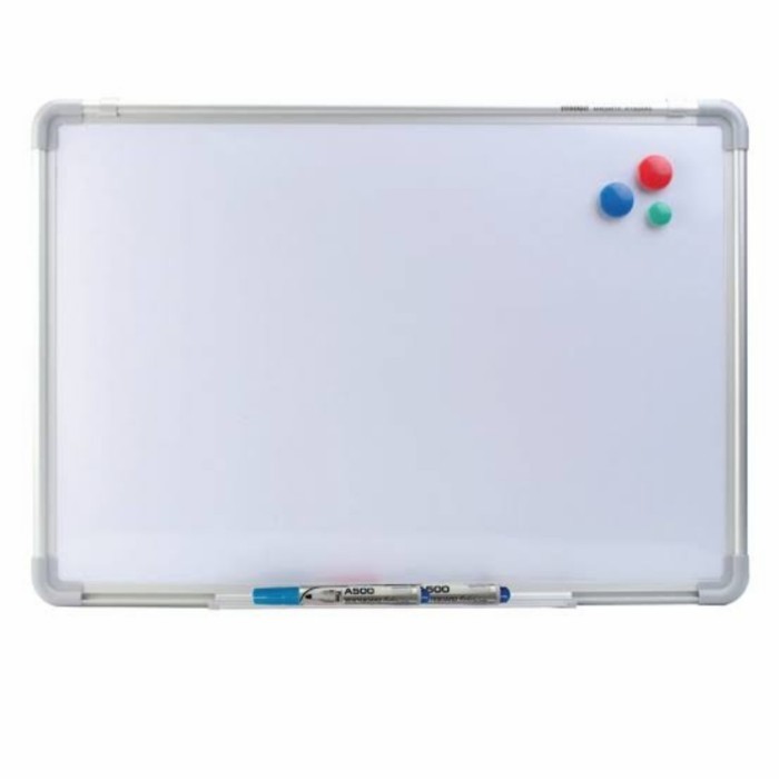 

Promo Papan Tulis Whiteboard Magnetic 90Cm X 120Cm Magnetik White Board