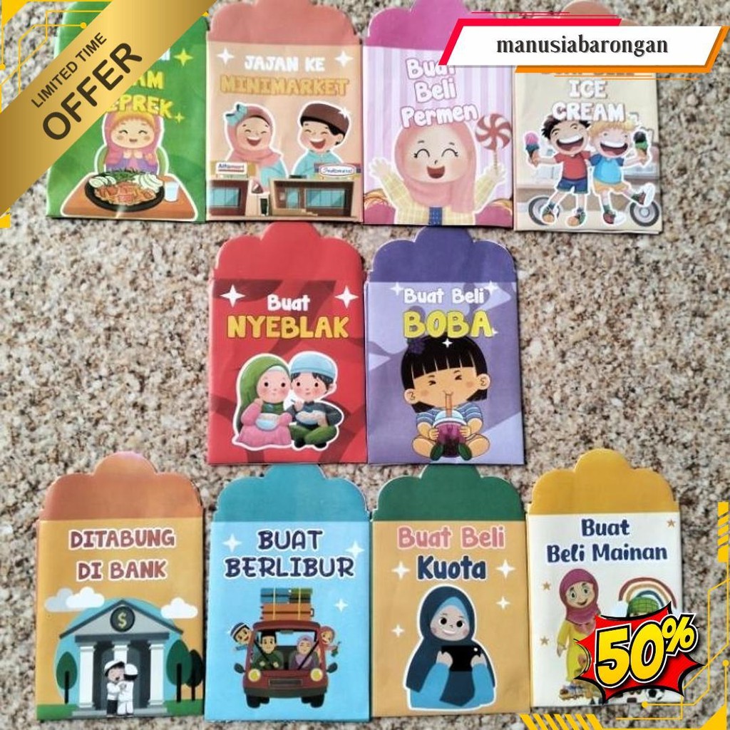 

Amplop Lebaran Medium Aesthetic Isi 10 Pcs Siap Kirim