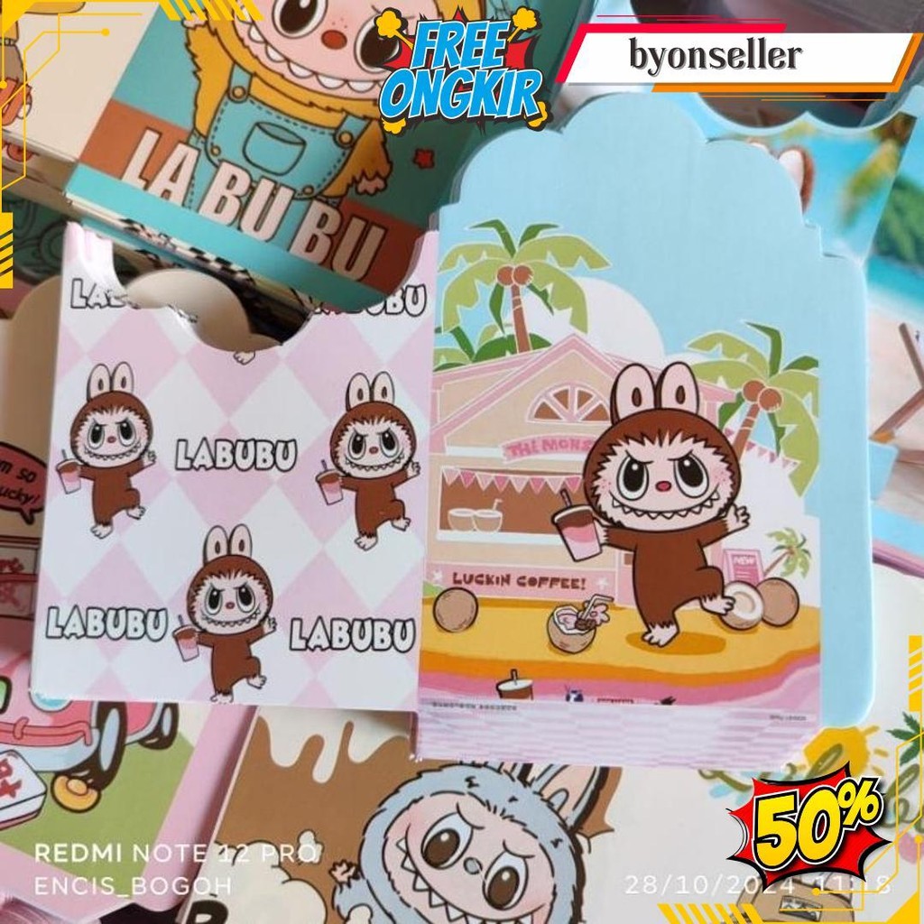 

Pilih Motif - 100 Lembar Amplop Labubu Kuromi Sanrio Terbaru Terviral Uk Medium Terlaris