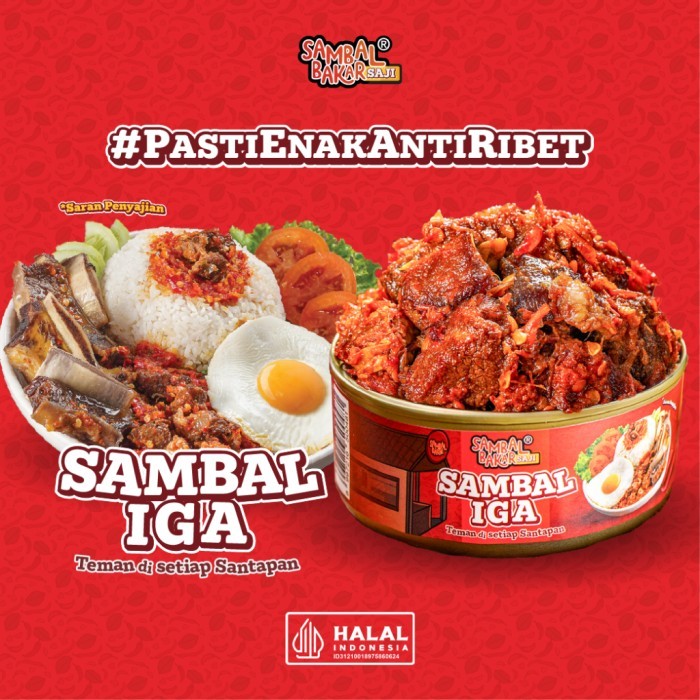 

TERLARIS SAMBAL IGA (140GR) - SAMBAL BAKAR SAJI - SAMBAL BAKAR INDONESIA MURAH!!! MURAH