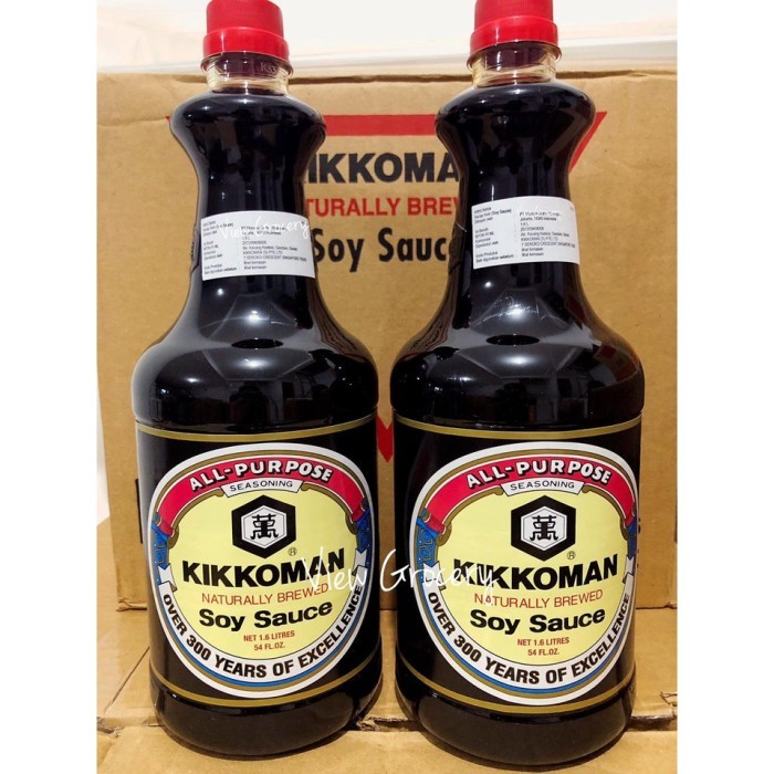 

TERLARIS KIKKOMAN SOY SAUCE / KIKKOMAN KECAP ASIN/ KIKKOMAN SHOYU 1,6L MURAH!!! MURAH