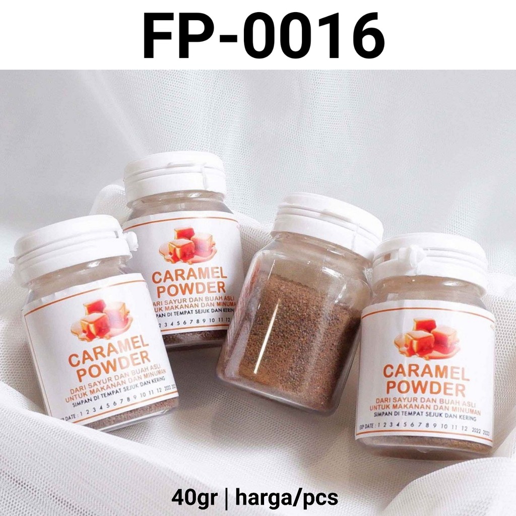 

FP-0016 Food powder perasa pewarna makanan 40gr karamel caramel powder (SPRINKLES)
