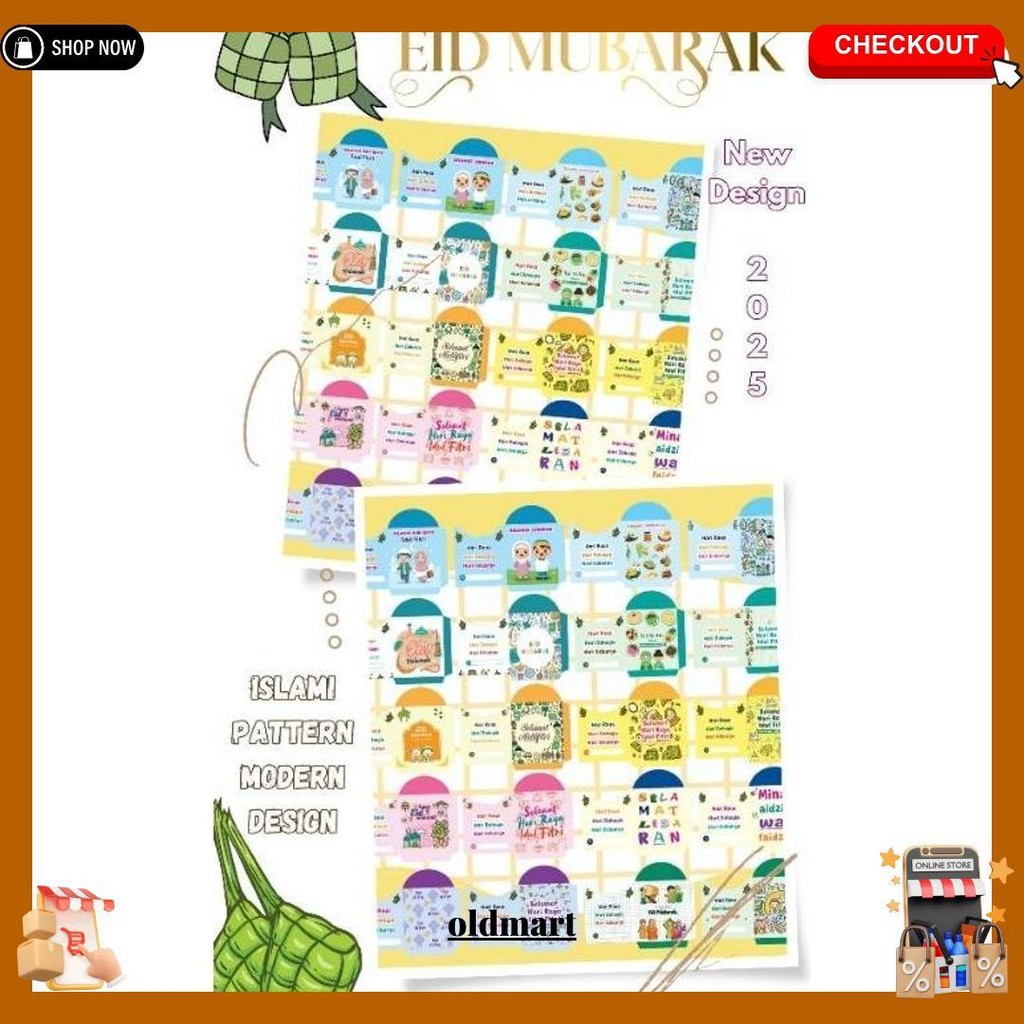 

10 Pcs Amplop Lebaran Estetik 2025 Medium Size / Siap Pakai Terlaris