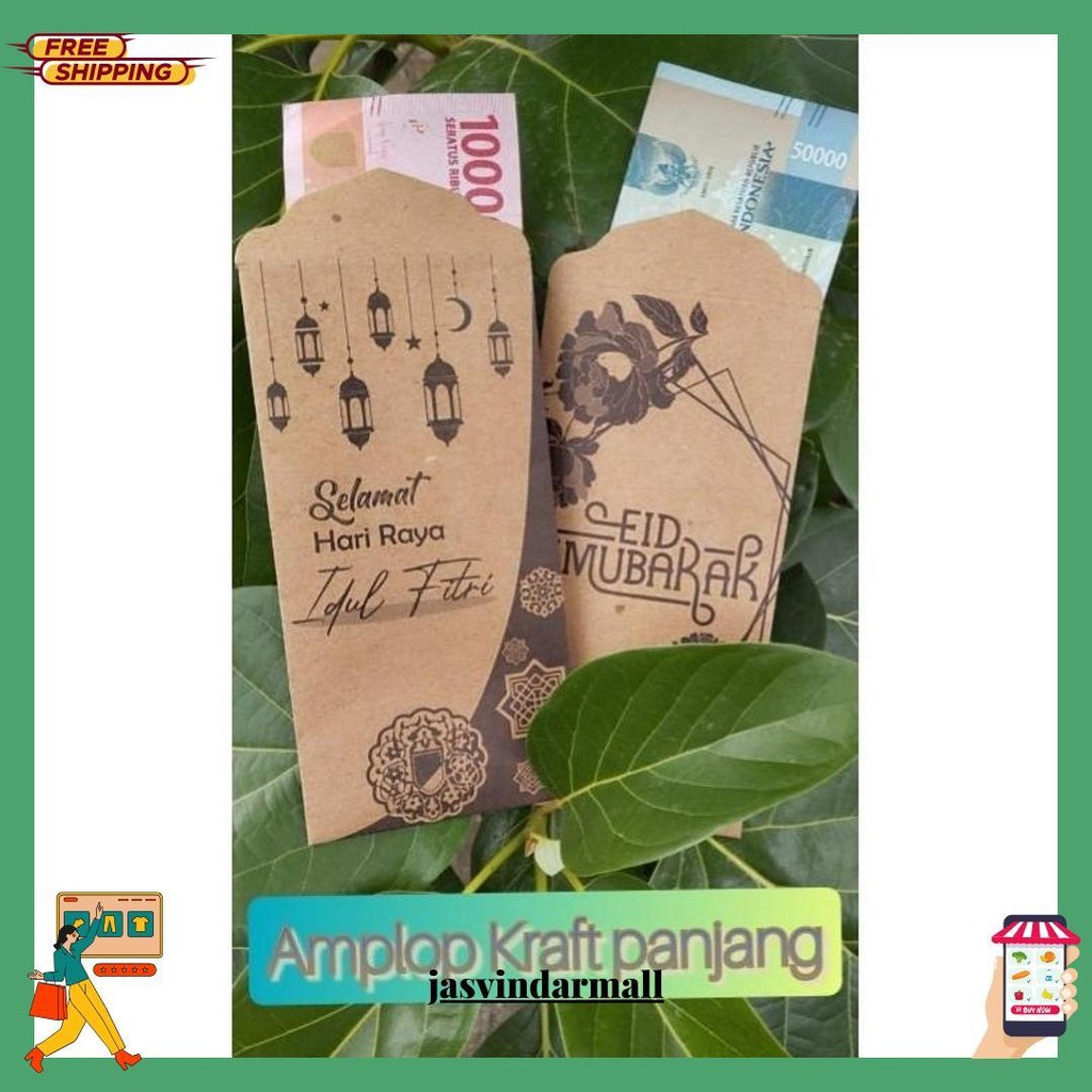 

( 1 Pak ) Angpau Lebaran Karakter / Amplop Permen Cod