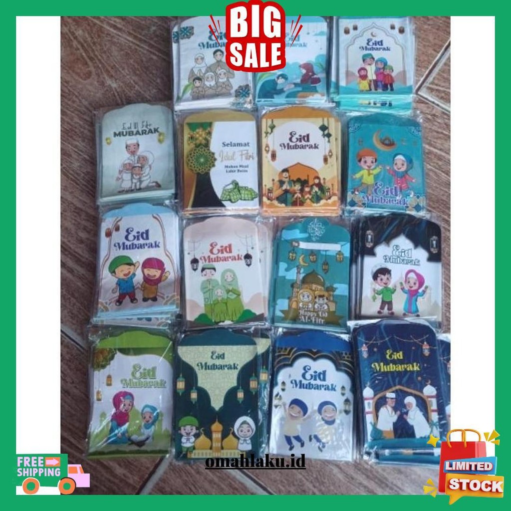 

Amplop Lebaran Ukuran Sedang Isi 8-10 Pcs Terlaris