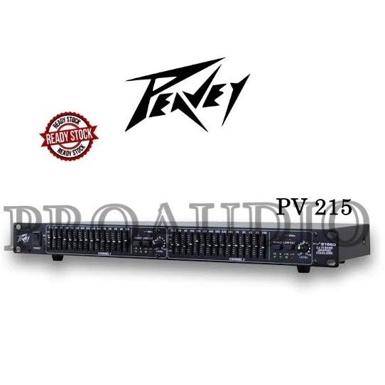 EQUALIZER PEAVEY PV215 PV 215 EQ 2 X 15 ANNEL EQUALISER GRADE A