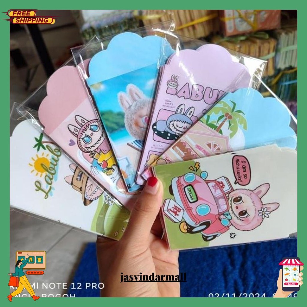 

Isi 10 Amplop Labubu Kuromi Sanrio Medium Siap Pakai Siap Kirim
