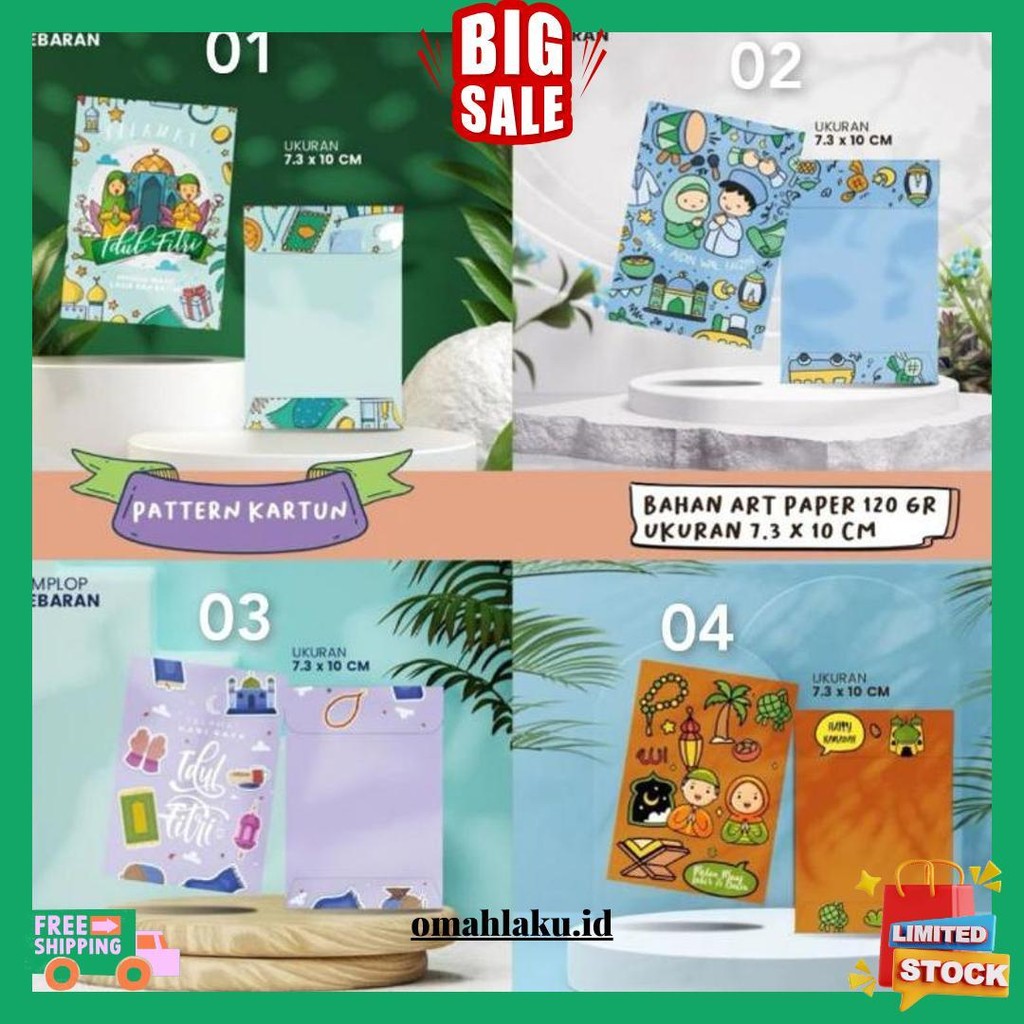 

Amplop Lebaran Medium New Edukasi (Isi 10Pcs) | Amplop Edukasi Anak Termurah Banget