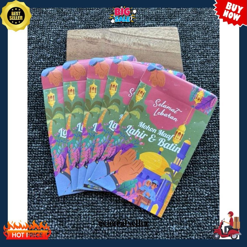 

Isi 25Pcs Amplop Lebaran Estetik Lucu Terbaru Termurah Banget