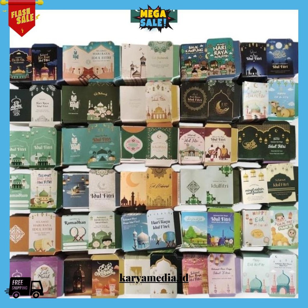 

[50 Pcs] Amplop Mini Lebaran 2025 | Amplop Kekinian | Amplop Lebaran Muslim Aesthetic | Angpau Termurah Banget