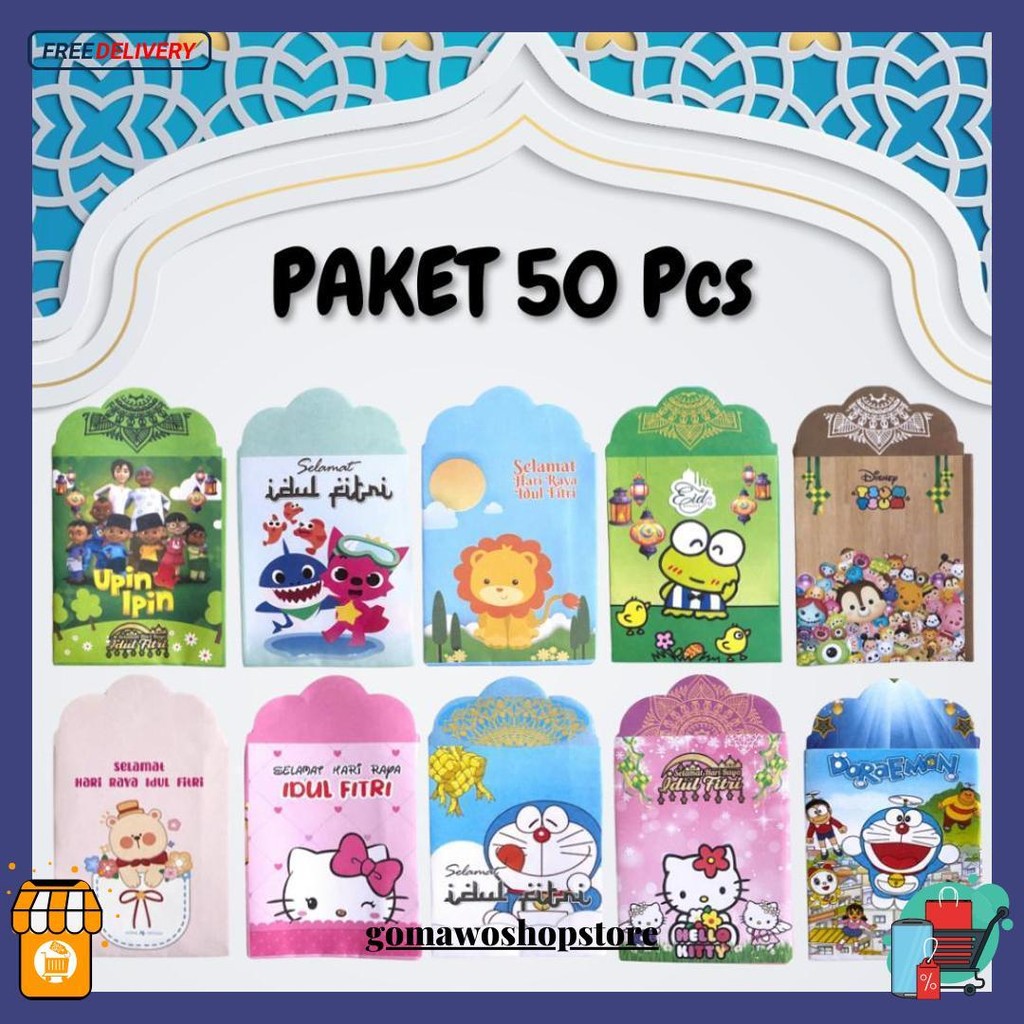 

Amplop Terbaru Idul Fitri Bahan Reguler Hvs 50 Lembar | Sudah Lem Tinggal Pakai Gratis Ongkir