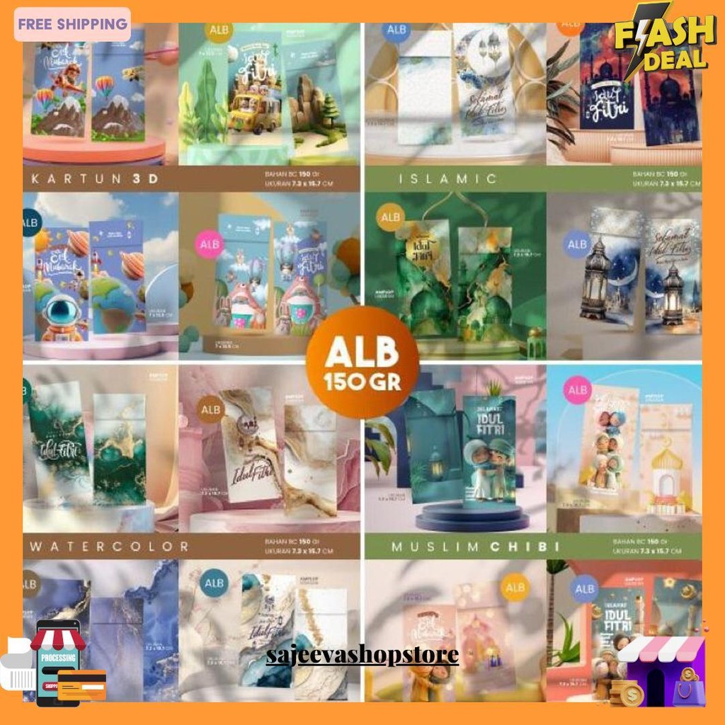 

Isi 100Pcs | Amplop Lebaran | Bahan Tebal Aster 150Gsm | Amplop Lebaran Premium | Angpao Lebaran Terlaris