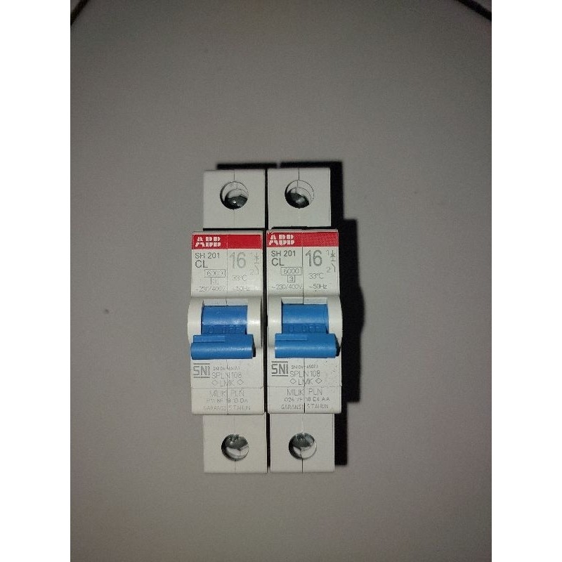 MCB MODIF ABB 2A 4A 6A 10A 16A 25A 35A BARU DAN ORI ASLI PLN 100%