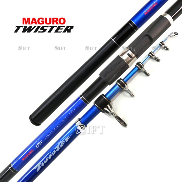 Set Pancing Joran Maguro Twister Surf Casting 270 S/D 450 Cm Pasiran