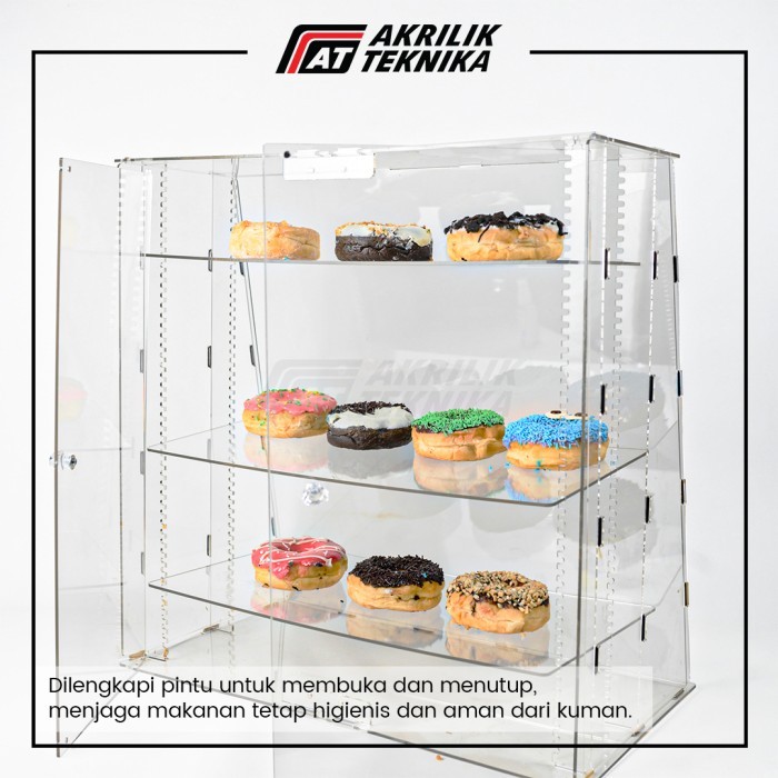 ETALASE / DISPLAY KUE / ROTI / MAKANAN AKRILIK / ACRYLIC TOKO DISPLAY