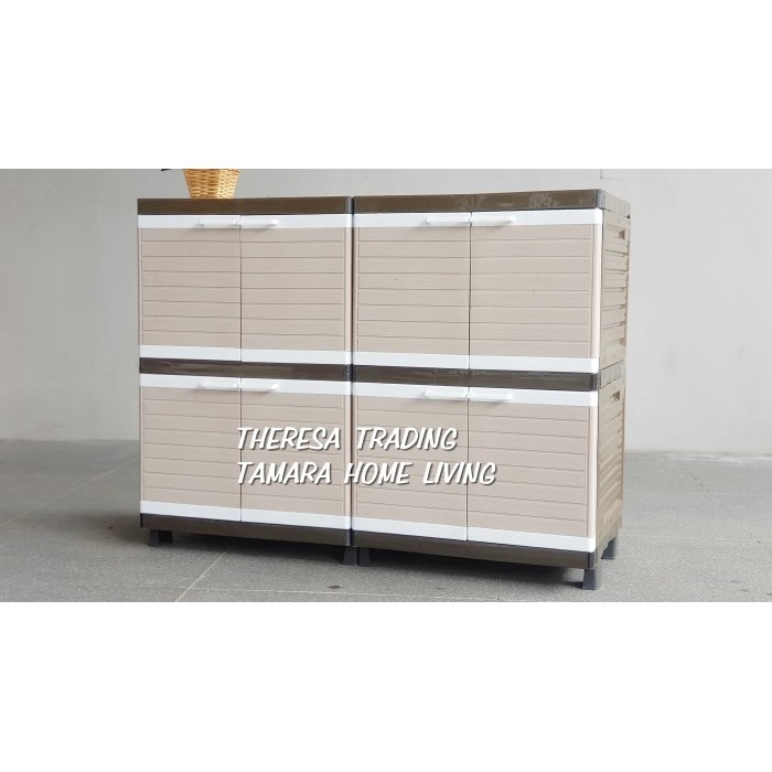 Lemari Plastik Meja Tv Club Twin 2 Series Penyekat Ruangan Meja Tv Led