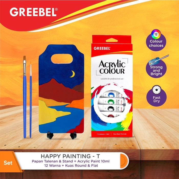 

TERBARU! GREEBEL HAPPY PAINTING - T