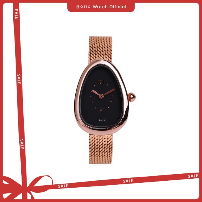 Bono Watch - Firenze Milanese Noir - Jam Tangan Wanita