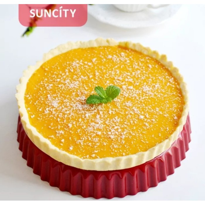 SUNCITY FLAN TIN / LOYANG CETAKAN PIE PIZZA QUICHE BONGKAR PASANG