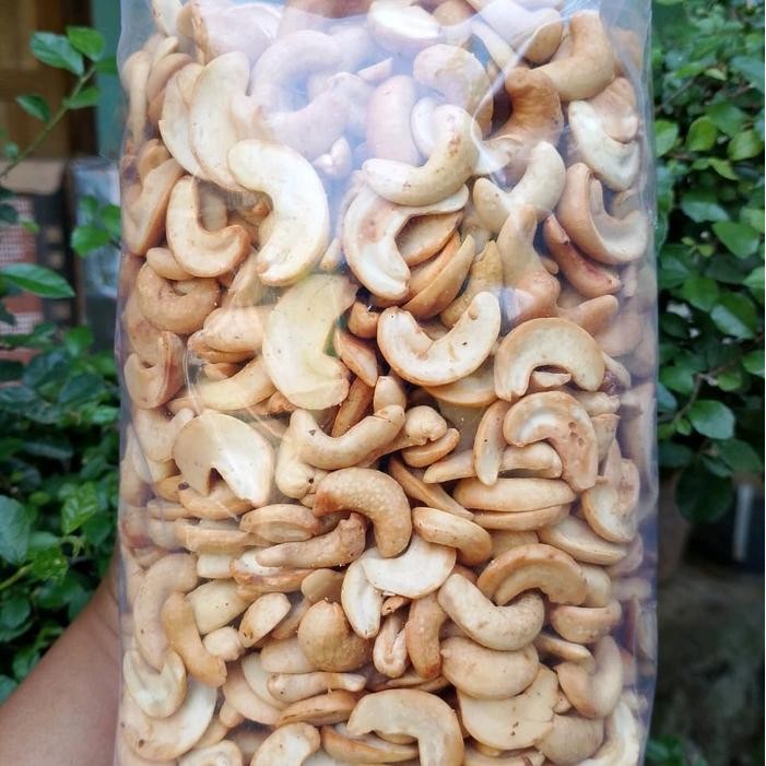 

terbaru !!! 1kg kacang mete belah goreng ready