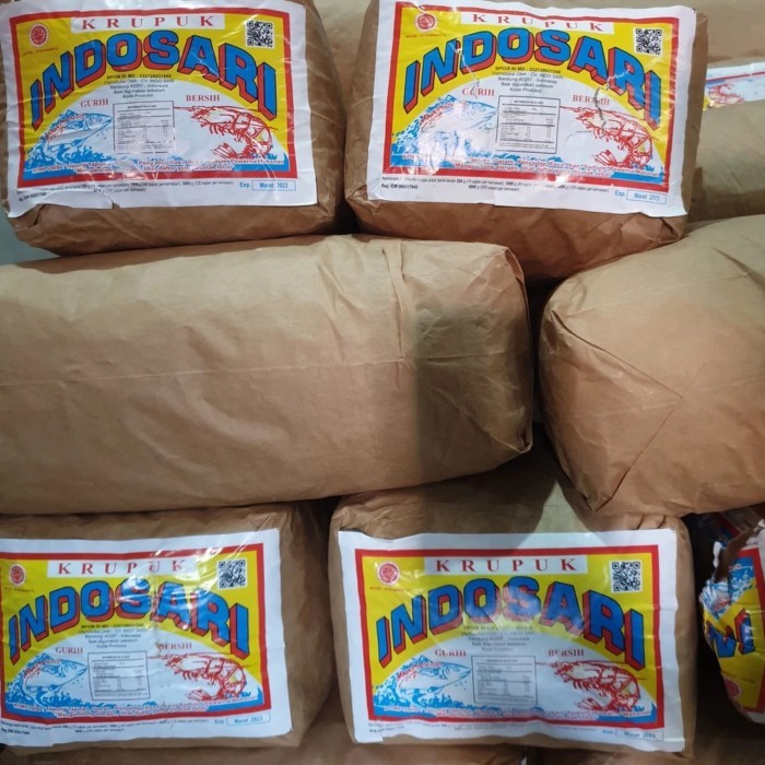 

Readyy!! Kerupuk Kakap INDOSARI Krupuk Mentah Gurih Renyah 250 gr Dan Per Ball 5kg