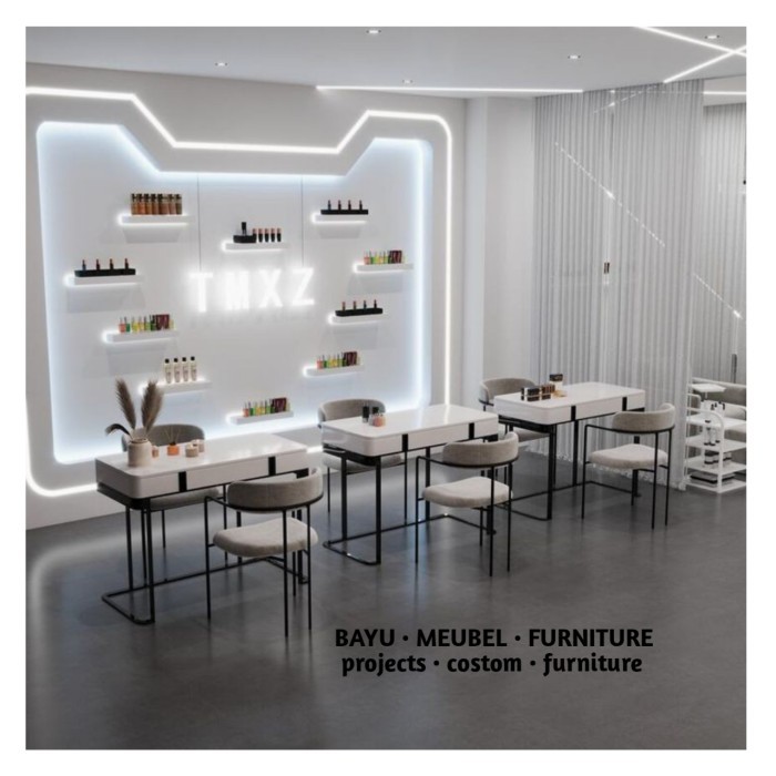 TERBARU Set meja nail art interior salon