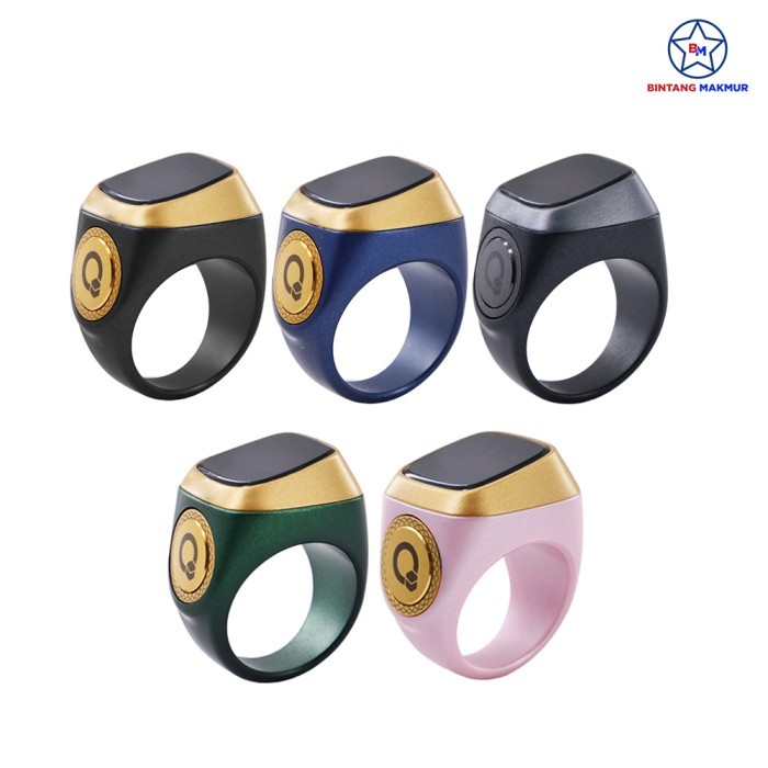 Tasbih Digital Zikir Iqibla Lite Smart Cincin Tasbih Oled Display Original Terlaris