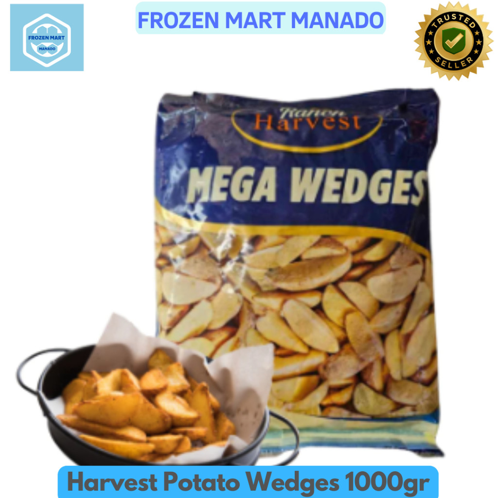 

Harvest Potato Wedges 1000gr - Frozen Mart Manado (Frozen Food Manado)