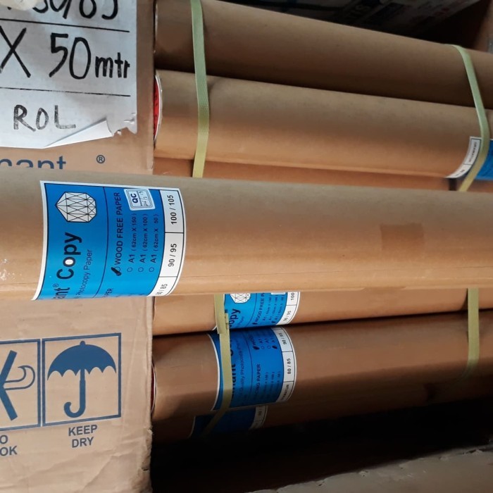 

TERLARIS! Kertas HVS ploter A0 50 meter tebal 100 gram Diamant